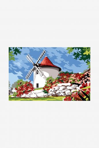 Antique Canvas - Windmill