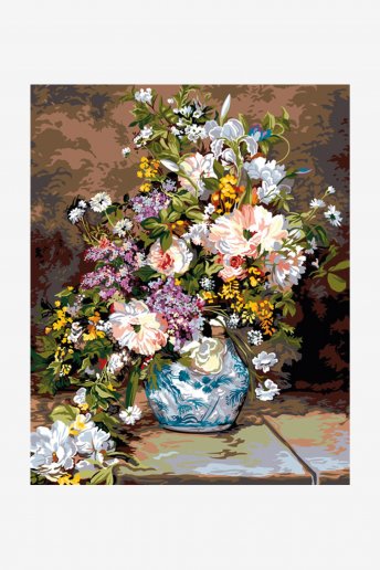 Antique Tapestry Canvas - The Bouquet
