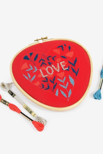 Heart Cross Stitch Bundle