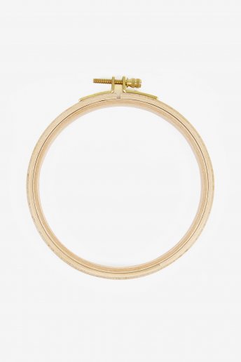 Beech wood embroidery hoop, 12cm/5” 