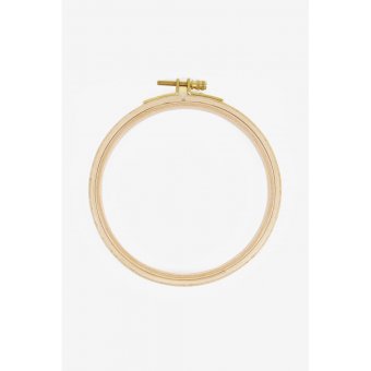 Beech wood embroidery hoop, 12cm/5” 
