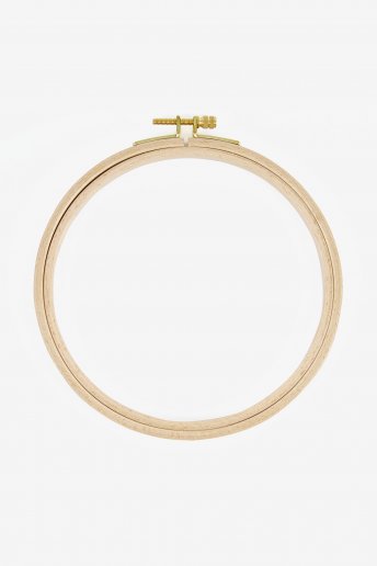 Beech wood embroidery hoop, 15cm/6” 