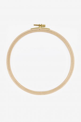 Beech wood embroidery hoop, 18cm/7” 