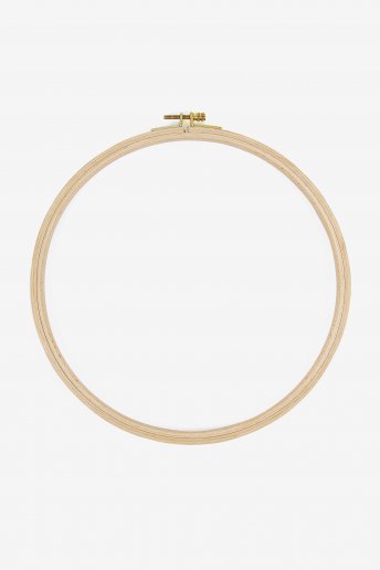 Beech wood embroidery hoop, 25cm/9.8” 