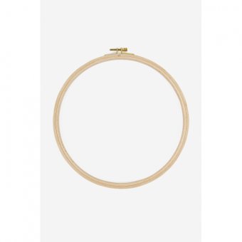 Beech wood embroidery hoop, 25cm/9.8” 