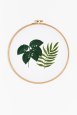 Philodendron & Farn - Stickmotiv thumbnail