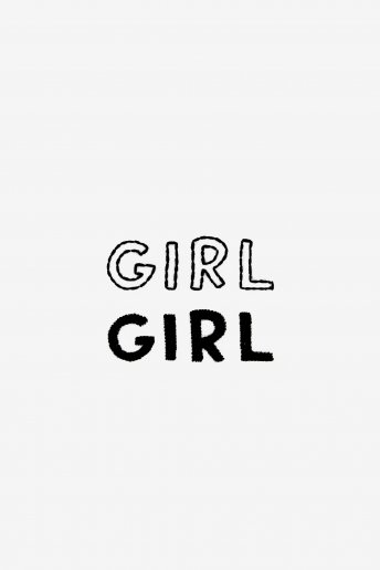 Girl power girl font - ricamo