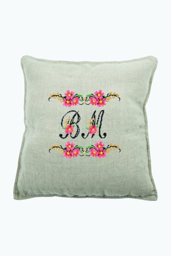 Floral Initials - pattern