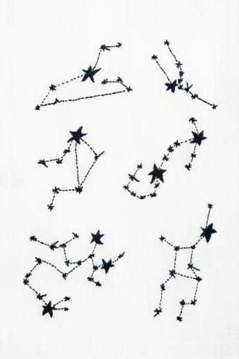 Zodiac constellations  - motif broderie