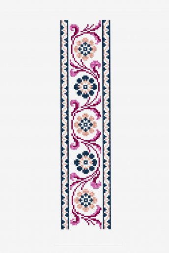 Antique Floral Banner - pattern