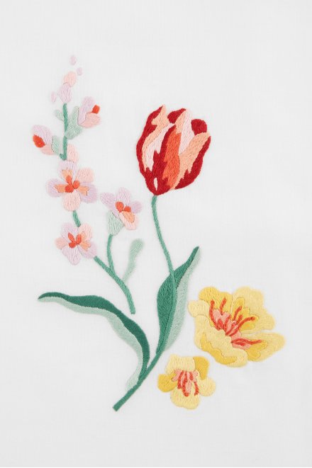 Flores de jardín - Patrones bordado tradicional - DMC