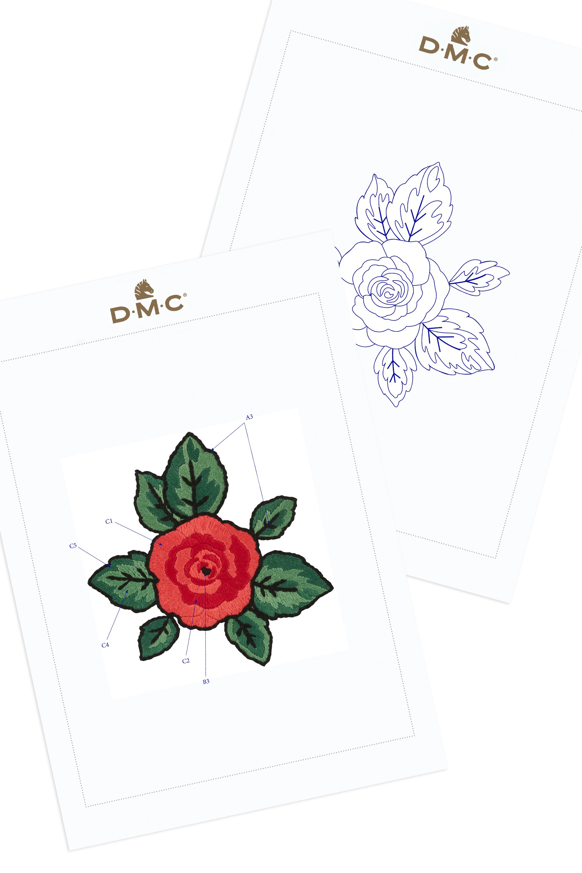 Rock Rose - pattern - Free Embroidery Patterns - DMC