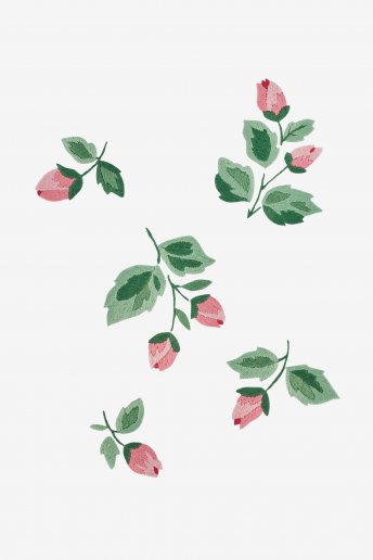 Rose Buds - pattern