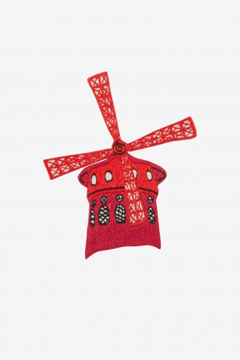   Moulin rouge - motif broderie