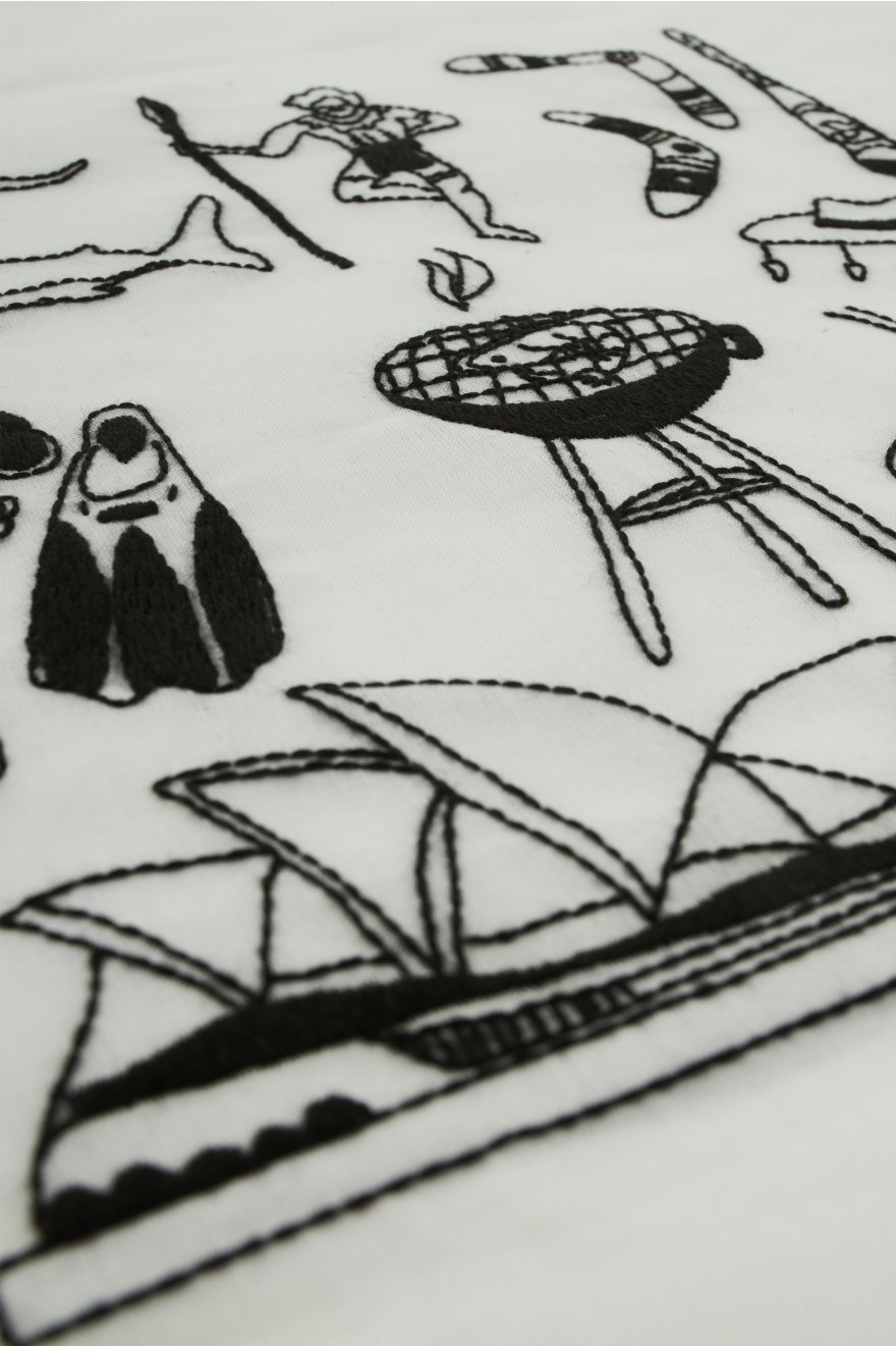 Australia pattern Free Embroidery Patterns DMC