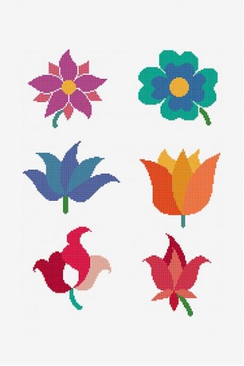 Loose Flowers - pattern