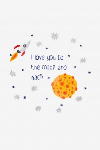 To The Moon And Back  - pattern