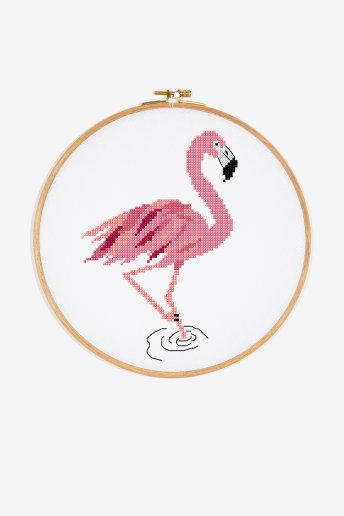 Flamingo - ZÄHLVORLAGE