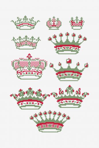 French Crown Jewels - pattern
