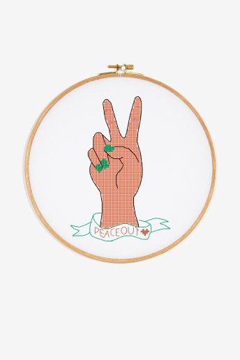 Peace Out - pattern