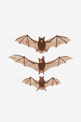 Murciélagos - Diagrama de bordado