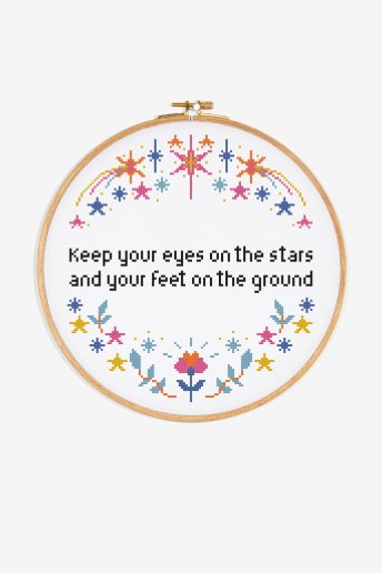 Eyes On The Stars  - Diagrama de punto cruz