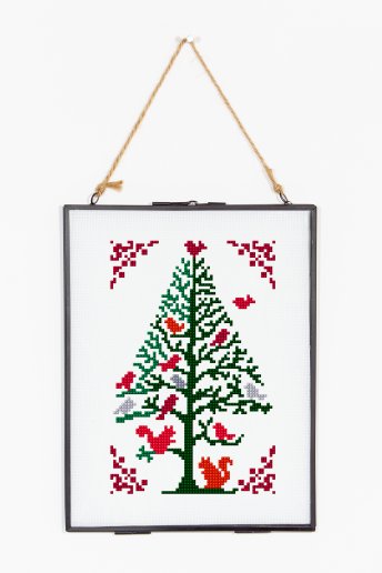 Christmas tree - Forest animals - pattern