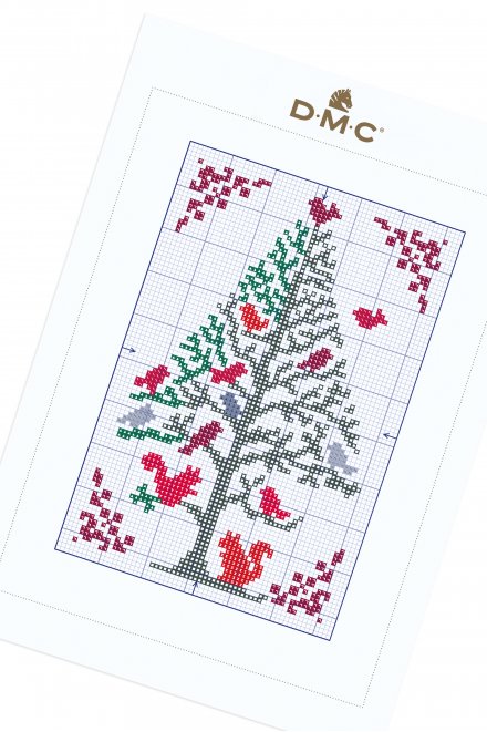Christmas tree - Forest animals - pattern