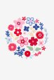 Lluvia de flores - Diagrama de bordado thumbnail