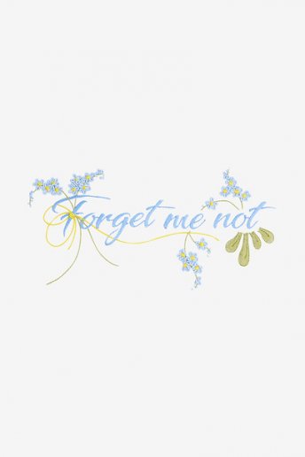 Forget Me Not - pattern