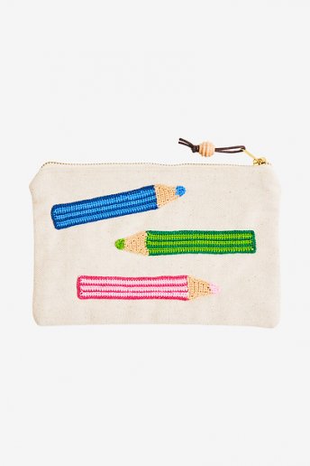 Crayons - motif crochet