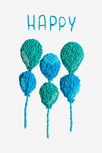 Happy Balloons - pattern