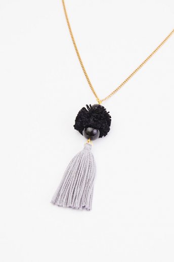 Pendant with Pompom and Tassel - pattern