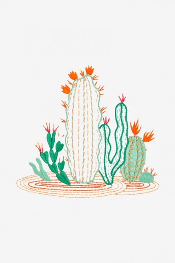 Wild Cacti - pattern