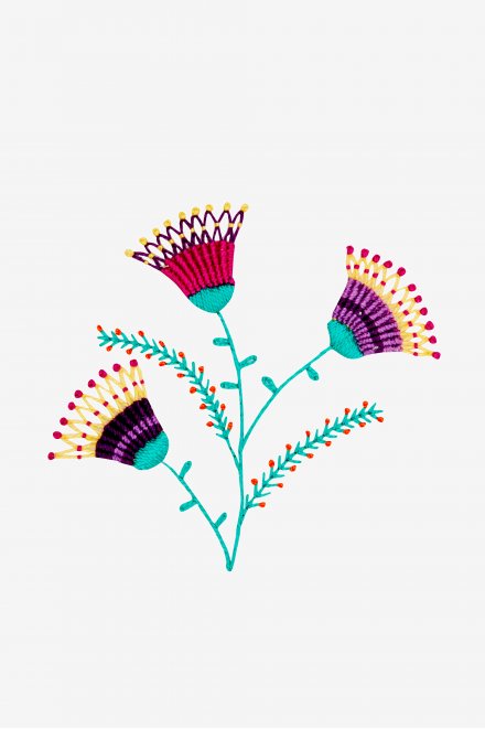Woven  Flowers - pattern