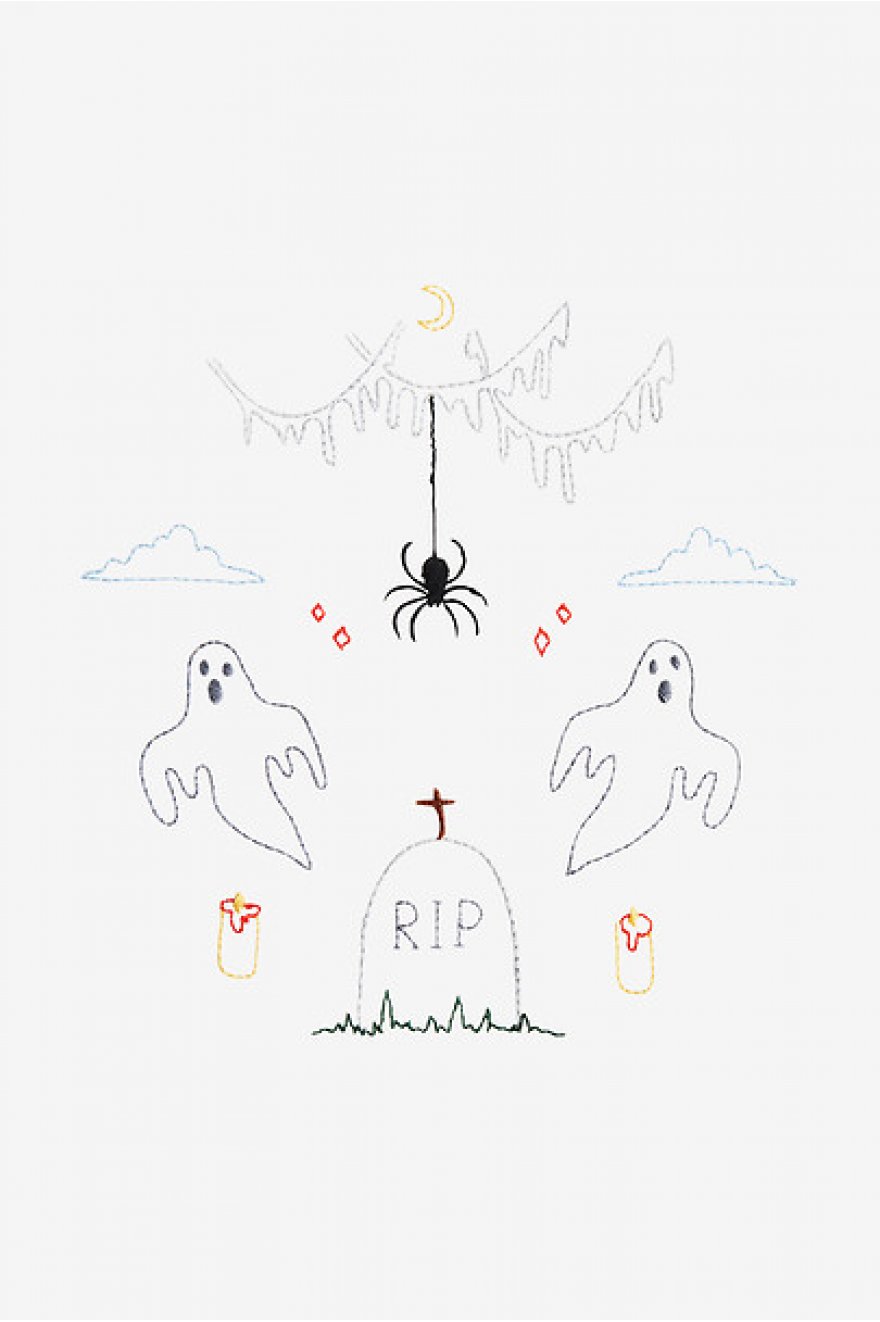 In The Graveyard - pattern - Free Embroidery Patterns