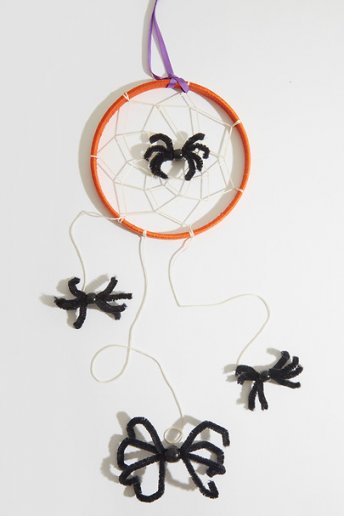 Attrape-rêves toile d'araignées - motif loisirs créatifs 