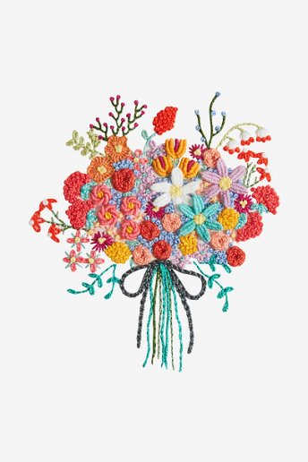 Bouquet fiesta veraniega - DIAGRAMA DE BORDADO