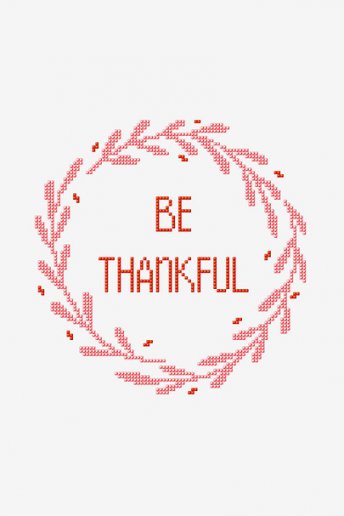 Be Thankful  - SCHEMA GRATUITO