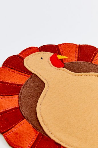 Turkey Placemat - pattern