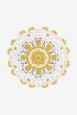 Mandala or et argent - motif broderie thumbnail