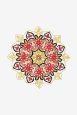 Mandala de fleurs - motif broderie thumbnail