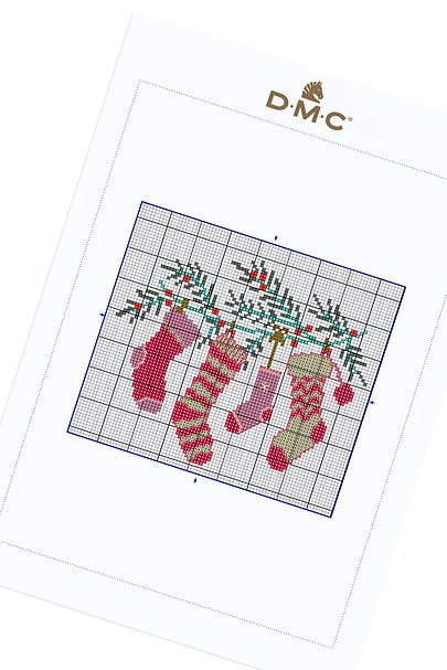 Christmas Stockings Pattern Free Cross Stitch Patterns Dmc