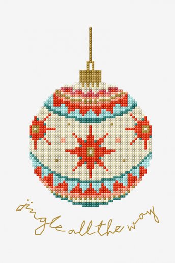 Jingle All The Way Bauble - PATTERN