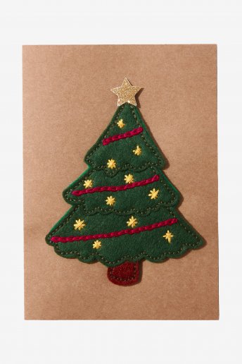 Christmas Tree Card - pattern