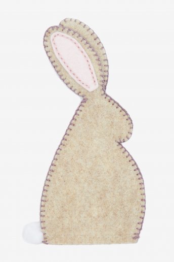 Rabbit Egg Warmer Side View - pattern
