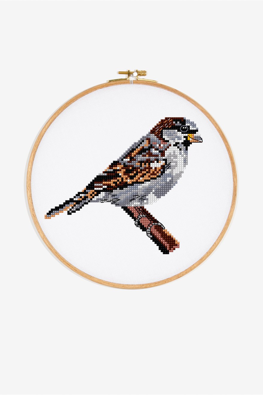 Sparrow Pattern Free Cross Stitch Patterns Dmc