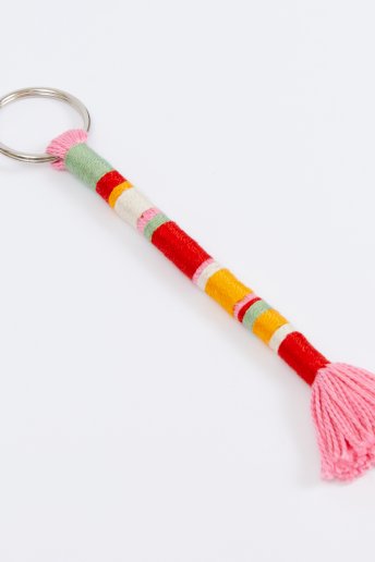 Straight Wrapped Keyring - pattern