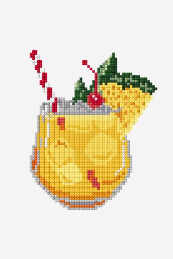 Pineapple Cooler - Cross Stitch - pattern