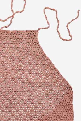 Top rose - motif crochet